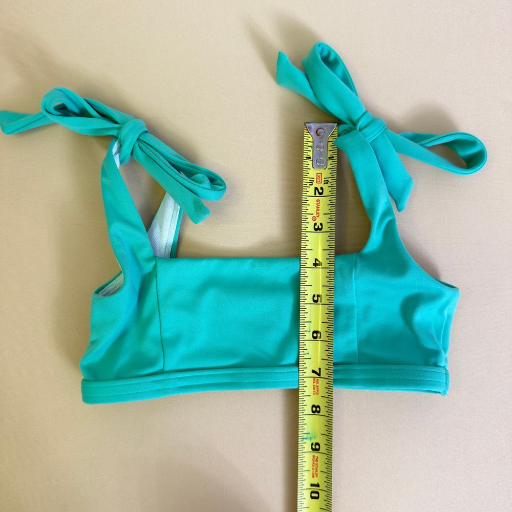 Jo+Jax Love Me Knot Dance Top Jungle Green Youth Medium YM Like New - Picture 4 of 7